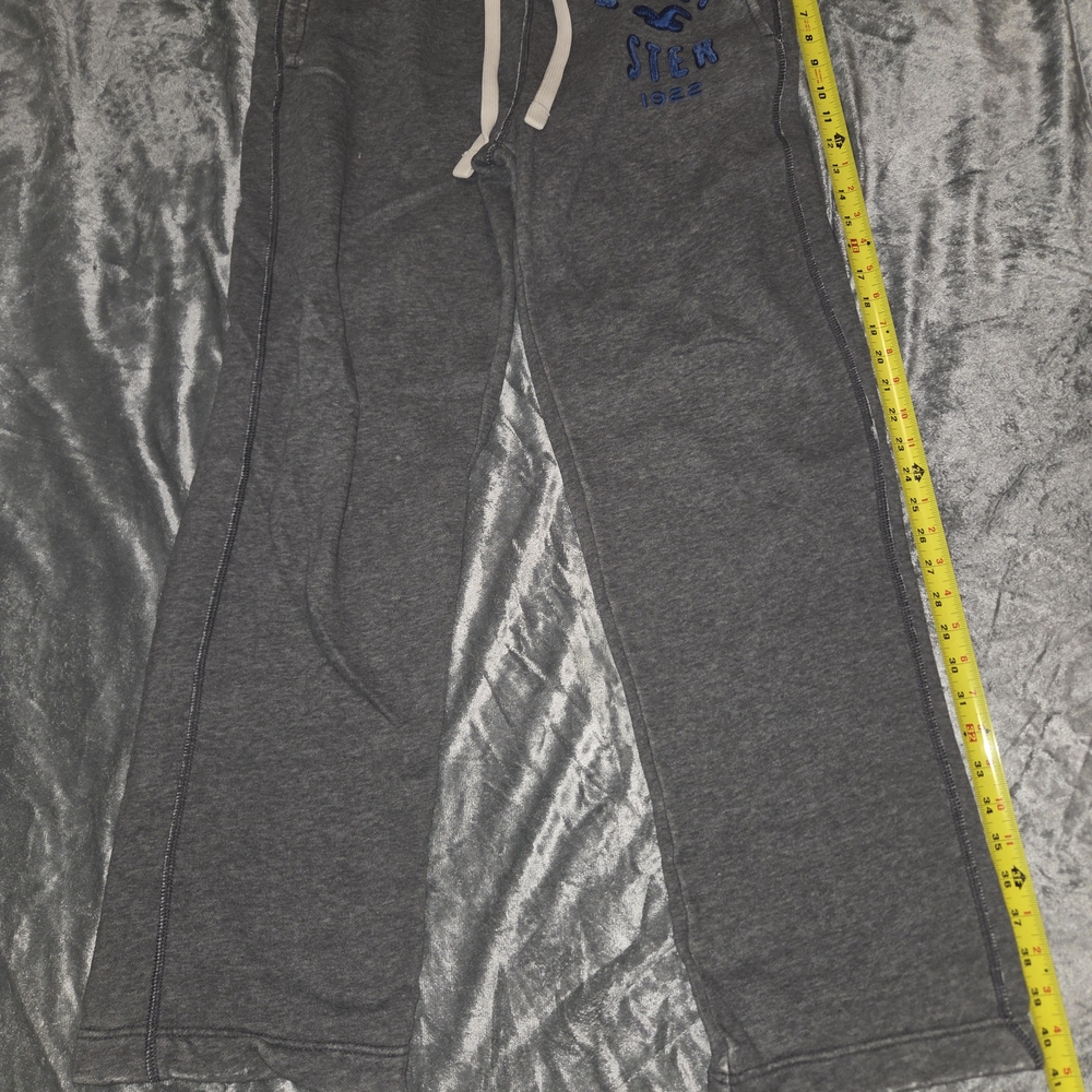 Vintage Hollister Gray Sweatpants with Blue Logo